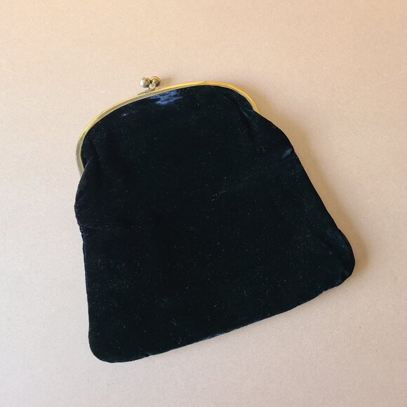 Vintage Velvet Clutch Purse - Picture 2 of 6